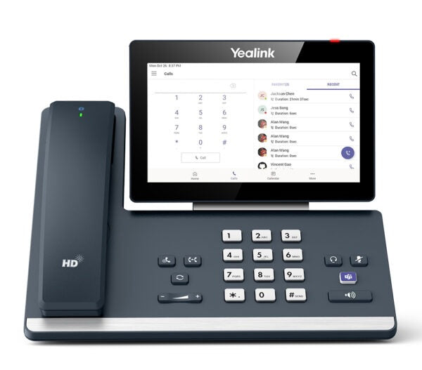 Yealink MP58-WH E2 Teams-tailored Android 13 IP phone with 7-inch touch screen and wireless handset Yealink MP58-WH E2 Teams-tailored Android 13 IP phone with 7-inch touch screen and wireless handset